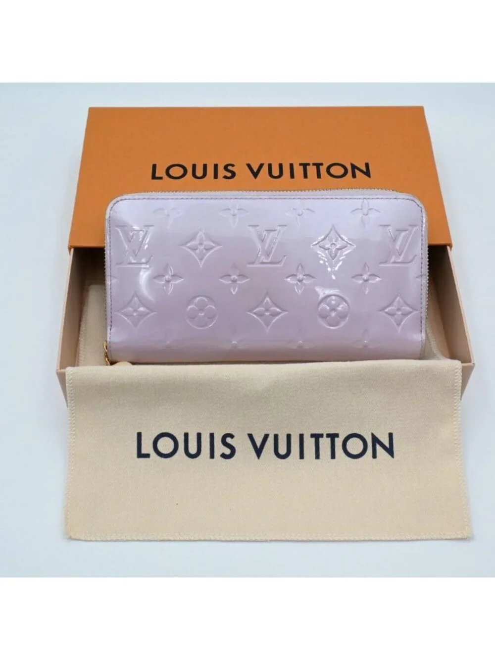 Louis Vuitton Monogram Vernis Zippy Wallet